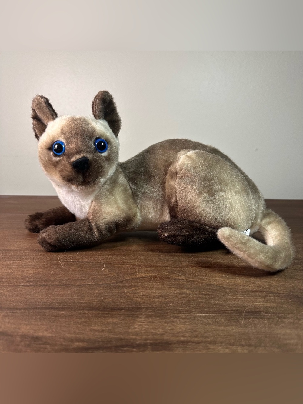 Siamese Cat Stuffed Animal Shorthair Cat Realistic Plush Cat Stuffed Toys Gift
